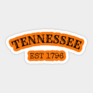 Tennessee Est 1796 Sticker